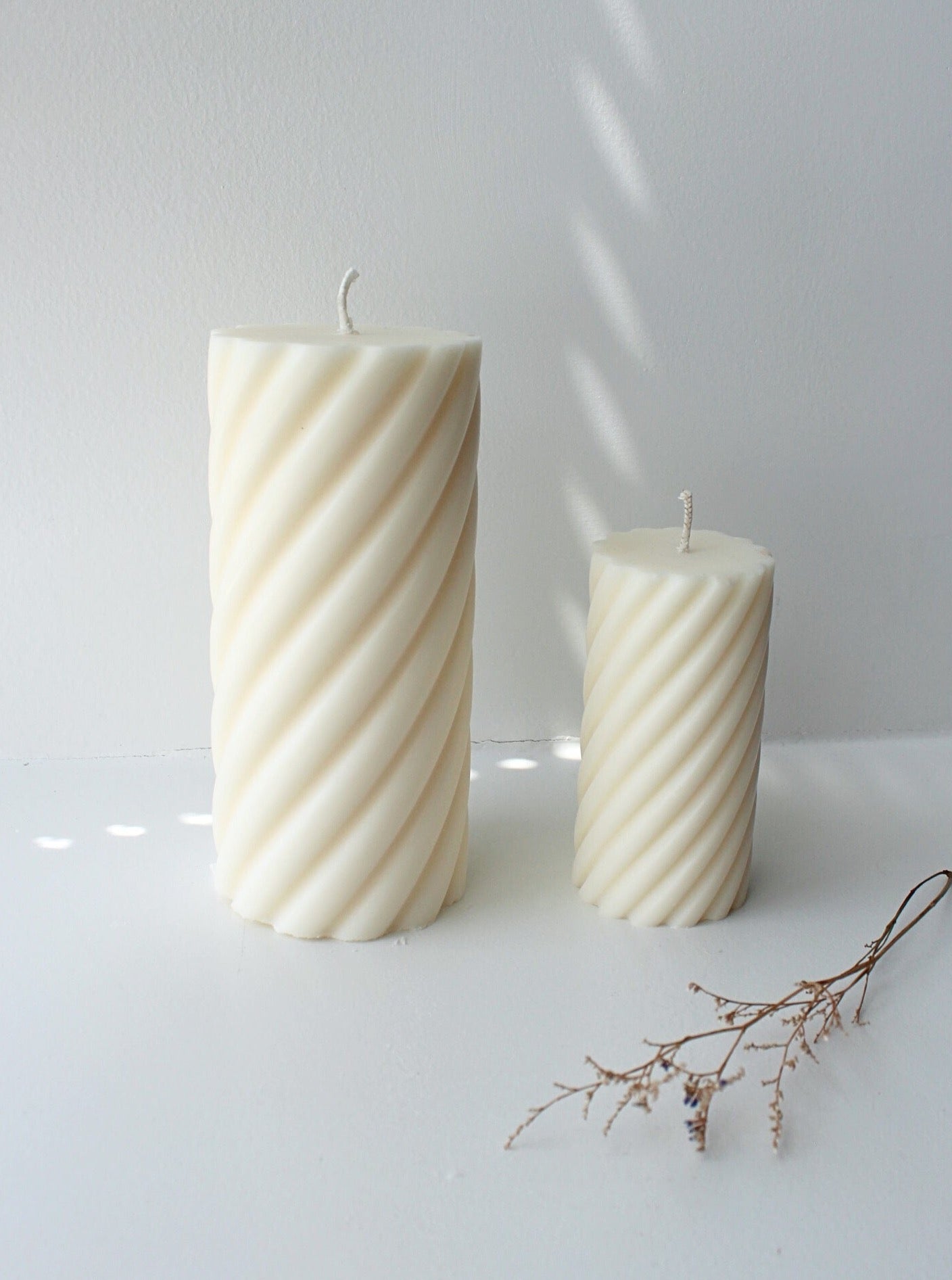 Twisted Pillar Candle