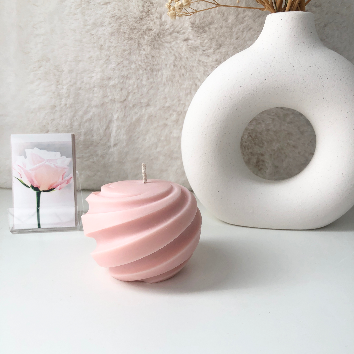 Swirl Ball Candle