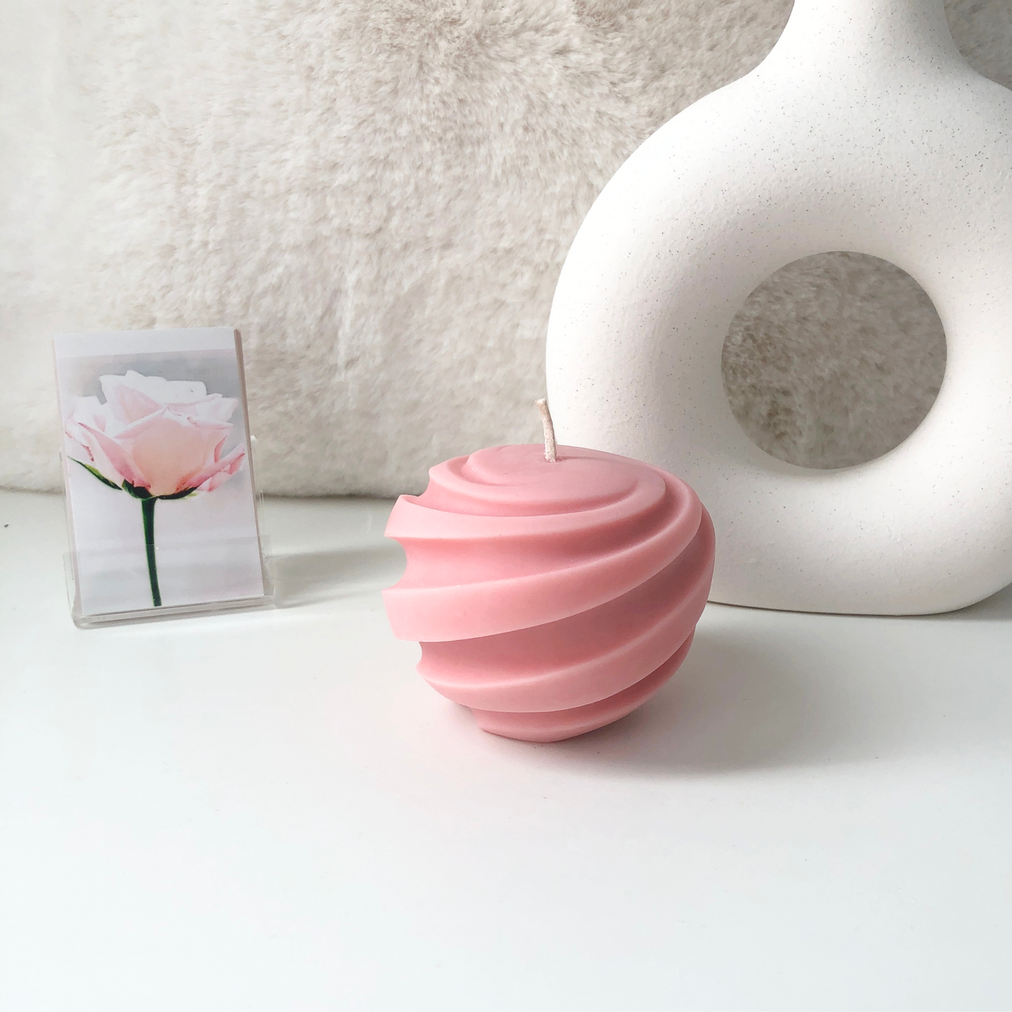 Swirl Ball Candle