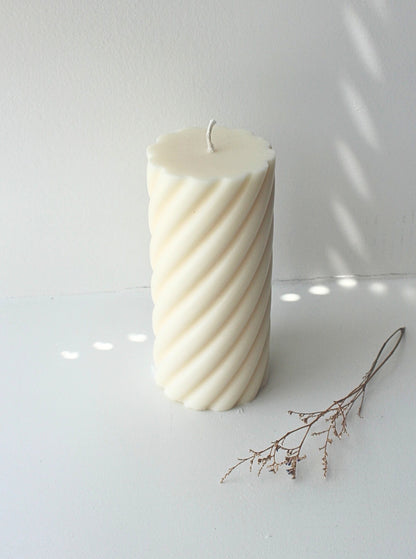 Twisted Pillar Candle